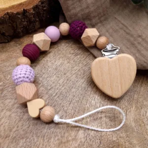 Schnullerkette Beere/Lila