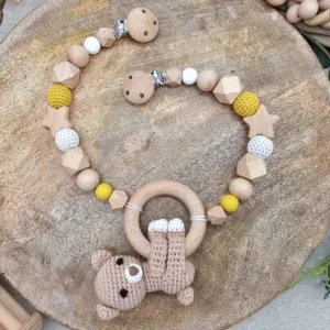 Kinderwagenkette "Bär" | gehäkelt